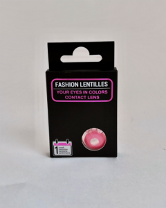 Lentillas fantasía Glow UV Pink (2Uds) 