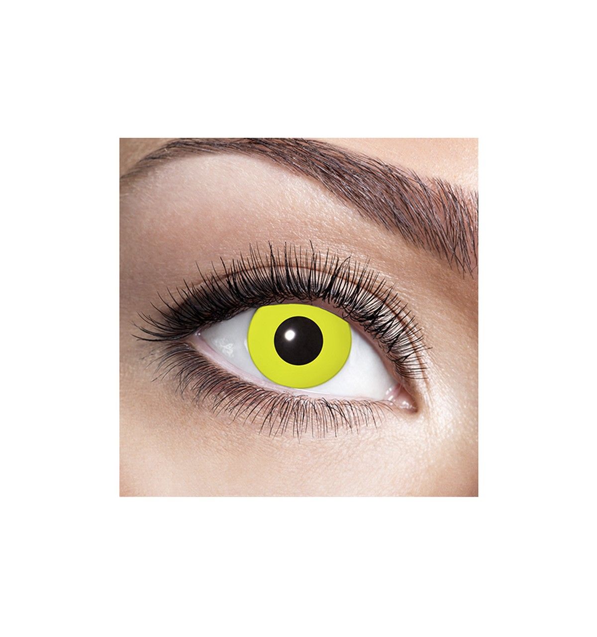 Lentillas fantasía Yellow Crow (2uds)