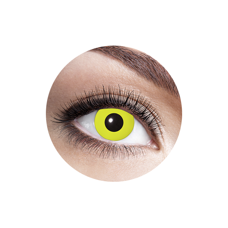 Lentillas fantasía Yellow Crow (2uds) 